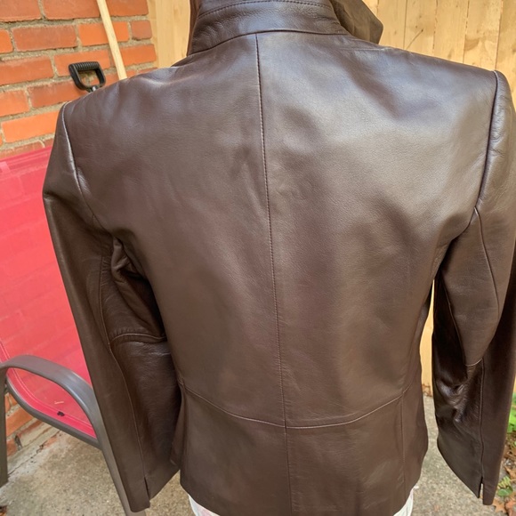 NWOT Talbot sz 6 short brown jacket - Picture 3 of 6